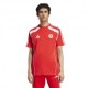 ADIDAS Maglia Maniche Corte Bayern Rosso Bianco Uomo