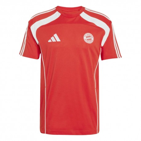 ADIDAS Maglia Maniche Corte Bayern Rosso Bianco Uomo
