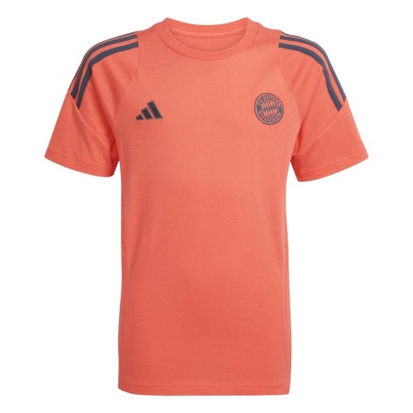 ADIDAS Maglia Maniche Corte Bayern Rosso Bambino