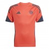 ADIDAS Maglia Maniche Corte Bayern Tr Rosso Bambino