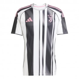 Maniche Corte Juve Home 25 26 bianco nero