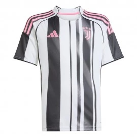 ADIDAS Maglia Maniche Corte Juve Home 25 26 Bianco Nero Bambino