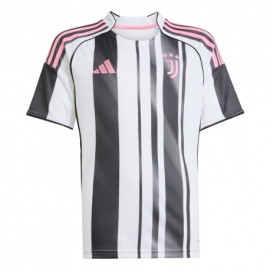 ADIDAS Maglia Maniche Corte Juve Home 25 26 Bianco Nero Bambino