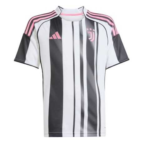 ADIDAS Maglia Maniche Corte Juve Home 25 26 Bianco Nero Bambino