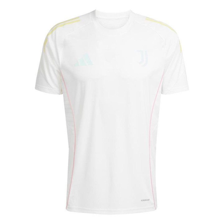 ADIDAS Maglia Maniche Corte Juve Training Bianco Giallo Uomo