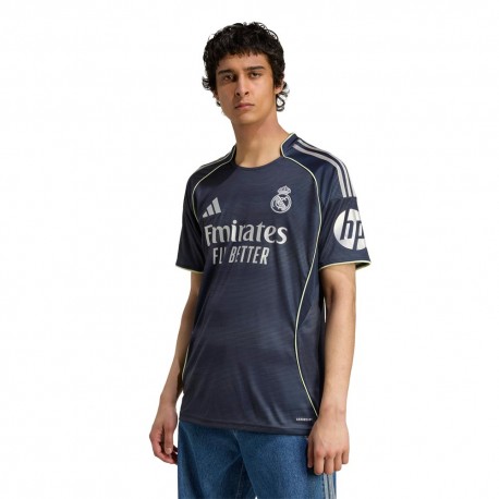 ADIDAS Maglia Maniche Corte Real Madrid Away 25 26 Blu Bianco Uomo