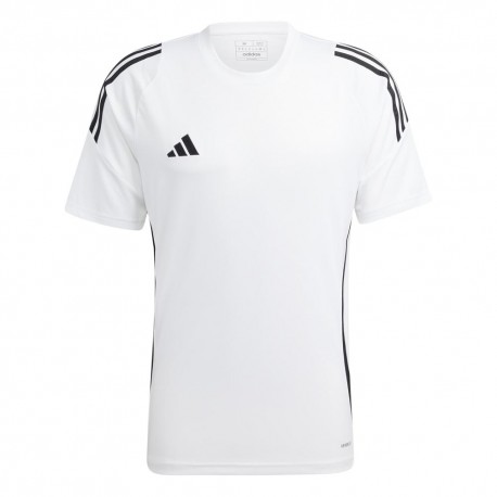 ADIDAS Maglia Maniche Corte Tiro 24 Bianco Nero Uomo