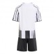 ADIDAS Completo Calcio Neonato Juve Home 25 26 Bianco Nero Bambino