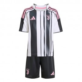 ADIDAS Completo Calcio Neonato Juve Home 25 26 Bianco Nero Bambino