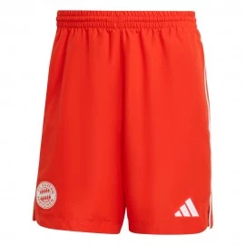 ADIDAS Pantaloncini Calcio Bayern Rosso Bianco Uomo