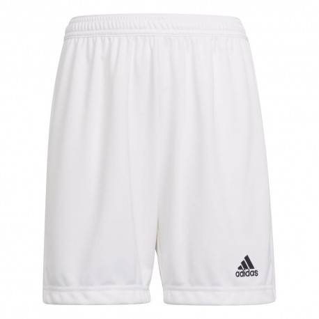 ADIDAS Pantaloncini Calcio Entrada 22 Bianco Nero Bambino