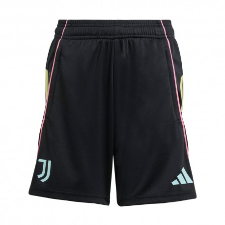 ADIDAS Pantaloncini Calcio Juve Nero Giallo Bambino