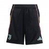 ADIDAS Pantaloncini Calcio Juve Nero Giallo Bambino