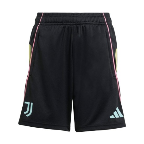 ADIDAS Pantaloncini Calcio Juve Nero Giallo Bambino