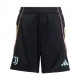 ADIDAS Pantaloncini Calcio Juve Nero Giallo Bambino