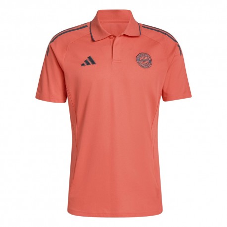 ADIDAS Polo Calcio Bayern Rosso Uomo