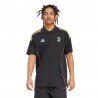 ADIDAS Polo Calcio Juve Training Nero Giallo Uomo