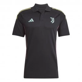 ADIDAS Polo Calcio Juve Training Nero Giallo Uomo