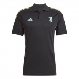 ADIDAS Polo Calcio Juve Training Nero Giallo Uomo