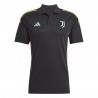 ADIDAS Polo Calcio Juve Training Nero Giallo Uomo
