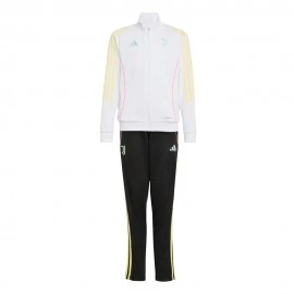ADIDAS Tuta Calcio Juve Poly Bianco Nero Bambino