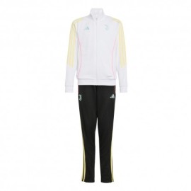 ADIDAS Tuta Calcio Juve Poly Bianco Nero Bambino