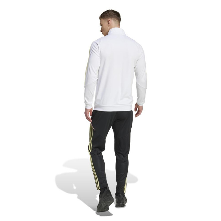 ADIDAS Tuta Calcio Juve Poly Training Bianco Nero Uomo