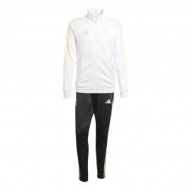 ADIDAS Tuta Calcio Juve Poly Training Bianco Nero Uomo