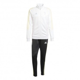 ADIDAS Tuta Calcio Juve Poly Training Bianco Nero Uomo