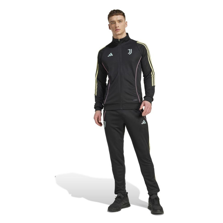 ADIDAS Tuta Calcio Juve Poly Training Nero Nero Uomo