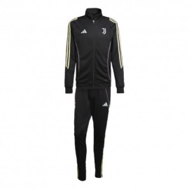 ADIDAS Tuta Calcio Juve Poly Training Nero Nero Uomo