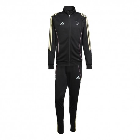 ADIDAS Tuta Calcio Juve Poly Training Nero Nero Uomo