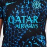 Nike Maglia Maniche Corte Inter Academy Pro Pre Match Blu Nero Bambino