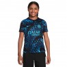 Nike Maglia Maniche Corte Inter Academy Pro Pre Match Blu Nero Bambino