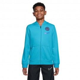 Nike Felpa Calcio Inter Express Azzurro Blu Bambino