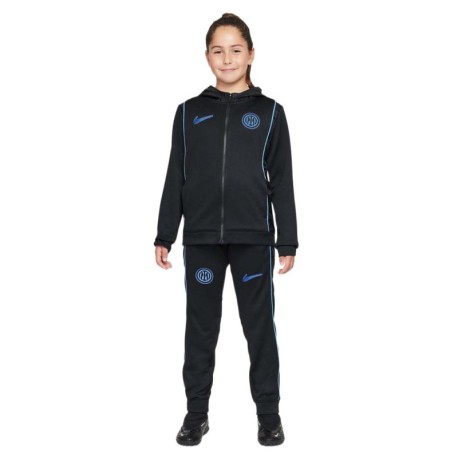 Nike Tuta Calcio Inter Express Nero Azzurro Bambino