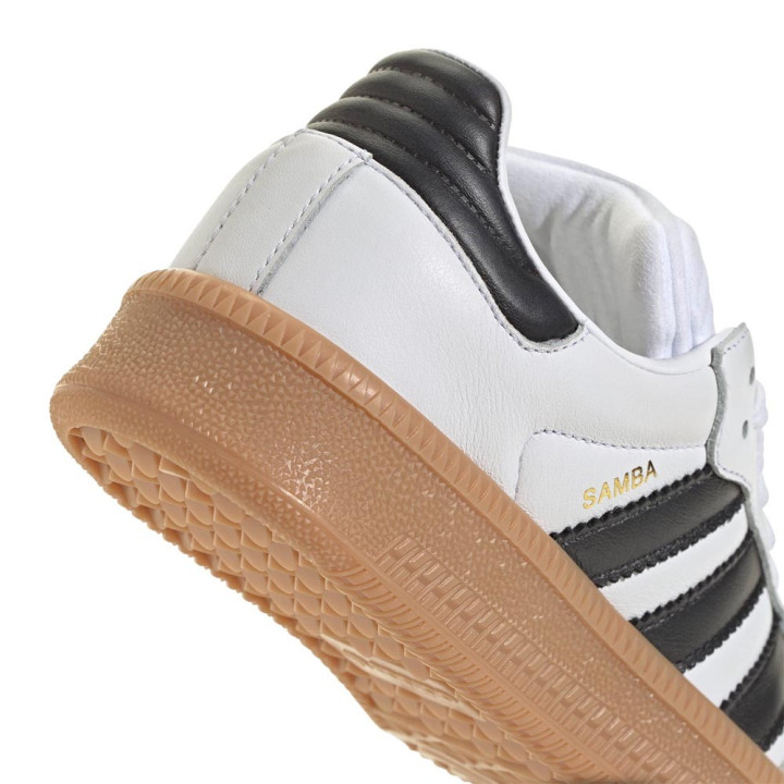 ADIDAS Originals Samba Xlg Lea Gs Bianco Nero - Sneakers Bambino
