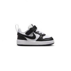 Nike Court Borough Low Recraft Td Bianco Nero - Sneakers Bambino