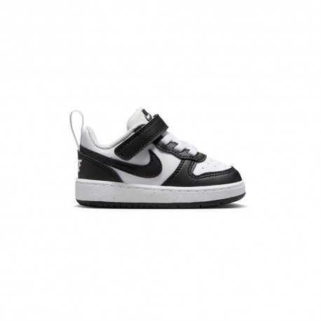 Nike Court Borough Low Recraft Td Bianco Nero - Sneakers Bambino