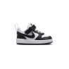Nike Court Borough Low Recraft Td Bianco Nero - Sneakers Bambino