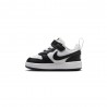 Nike Court Borough Low Recraft Td Bianco Nero - Sneakers Bambino
