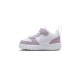 Nike Court Borough Low Td Bianco Viola - Sneakers Bambina