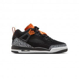 Nike Jordan Spizike Low Nero Arancio - Sneakers Bambino