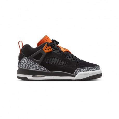 Nike Jordan Spizike Low Nero Arancio - Sneakers Bambino