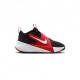 Nike Team Hustle D Ps Nero Rosso Bianco - Scarpe Ginnastica Bambino