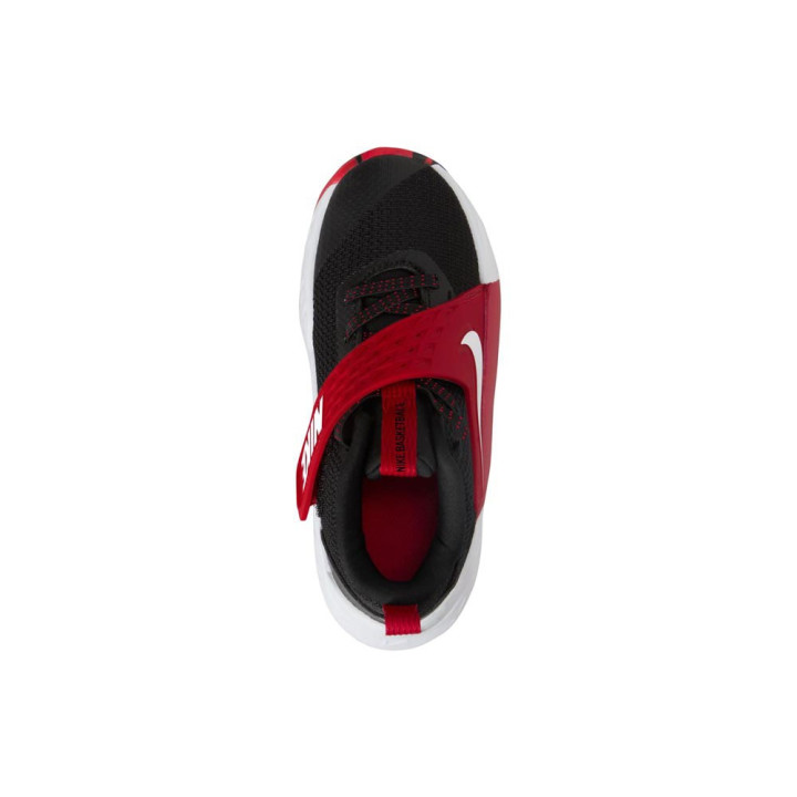 Nike Team Hustle D Ps Nero Rosso Bianco - Scarpe Ginnastica Bambino