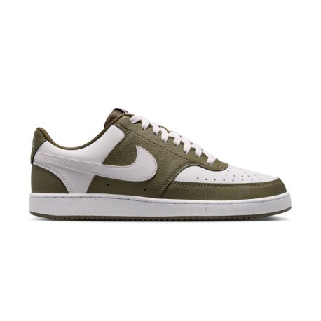 Nike Court Vision Low Next Nature Bianco Verde Oliv - Sneakers Uomo