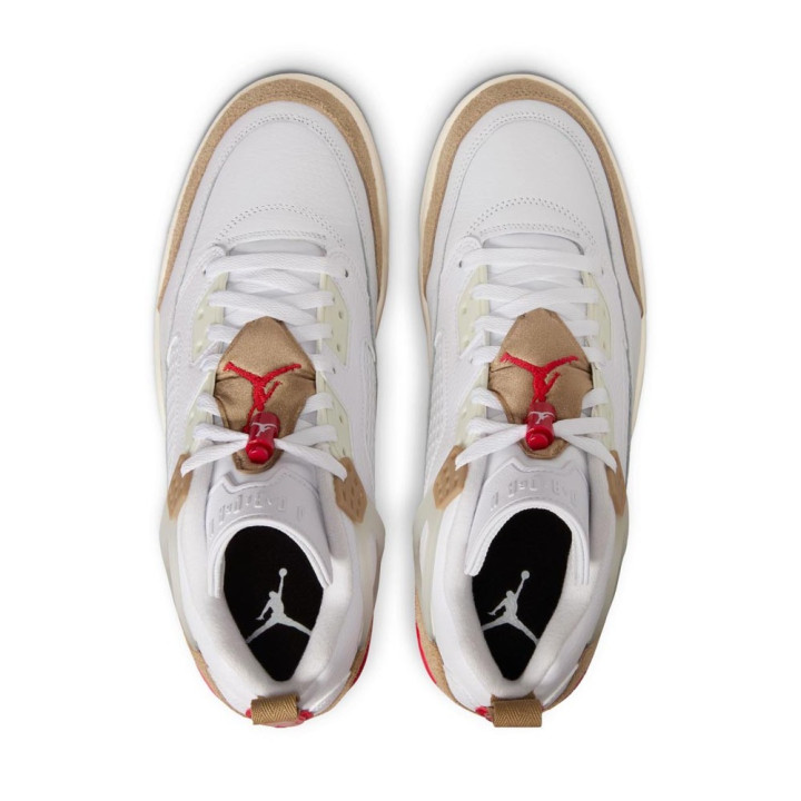 Nike Jordan Spizike Low Bianco Rosso Beige - Sneakers Uomo
