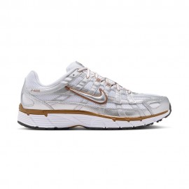Nike Pegasus P-6000 Bianco Argento Oro - Sneakers Donna