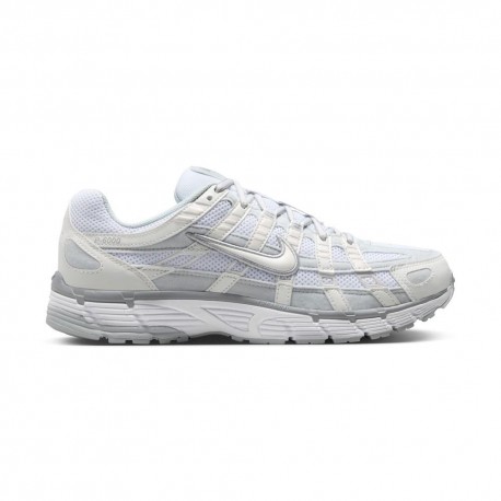 Nike Pegasus P-6000 Bianco Argento - Sneakers Donna
